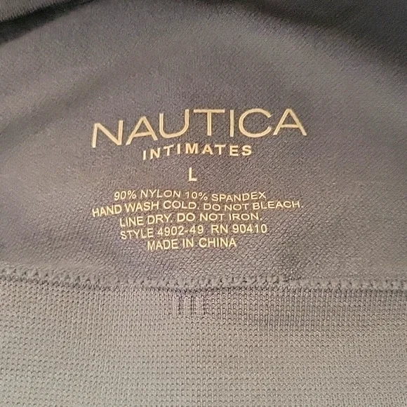NWOT NAUTICA Intimates Sports Bra 2 Pack White & Blue - Picture 8 of 9